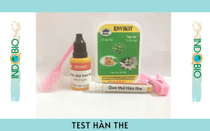 test kiểm tra nhanh hàn the trong thực phẩm
